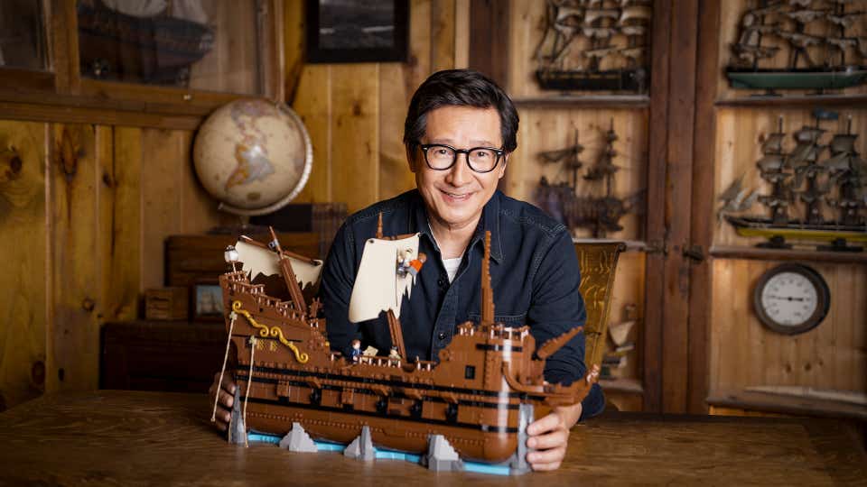 Ke Huy Quan teams up with the LEGO Group for a brick-built adventure