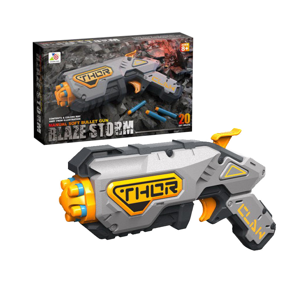 THOR-X Mini Power Dart Blaster – تفنگ گلوله نرم فشرده برای سرگرمی سریع