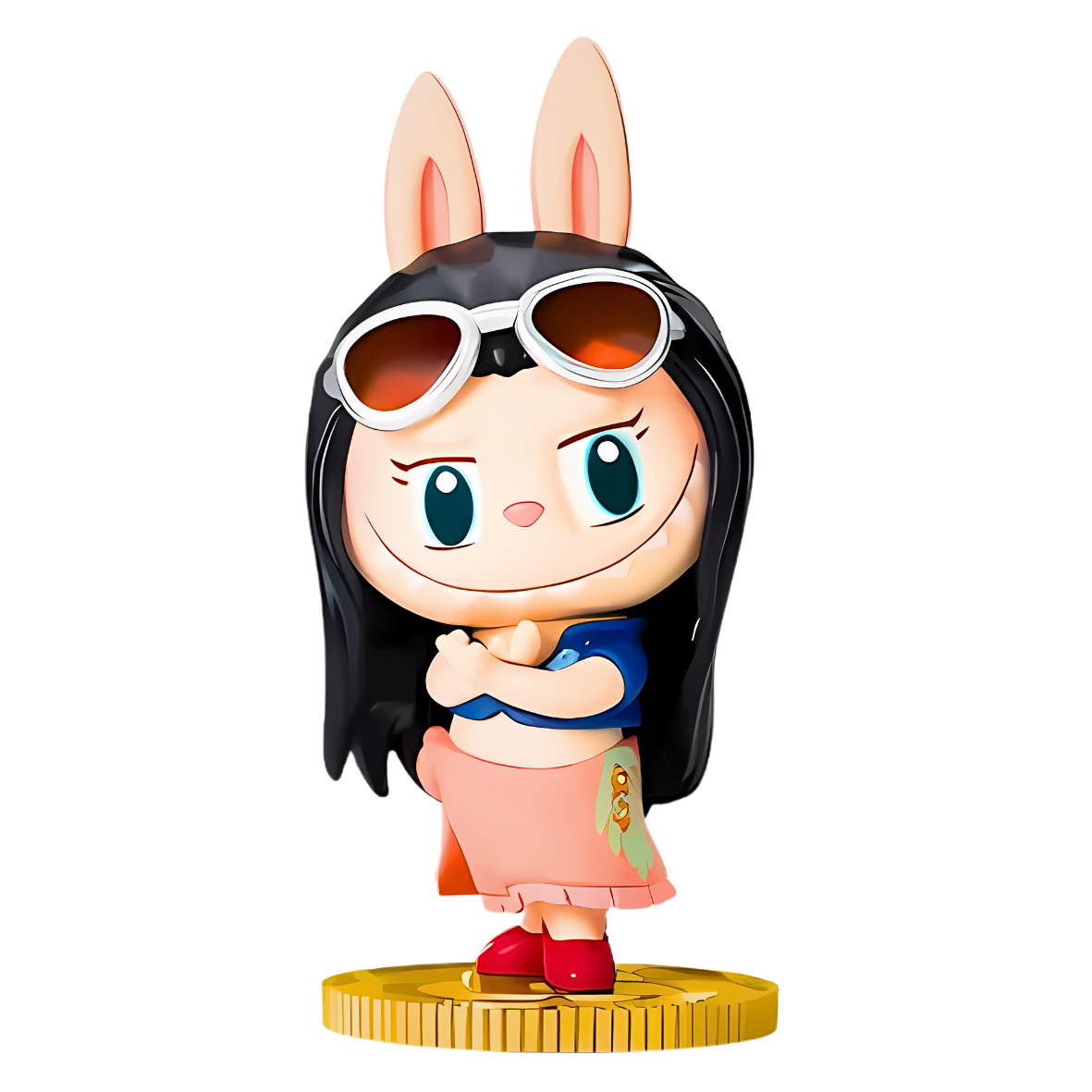 POP MART The Monsters × One Piece Series Figures فیگورهای جعبه کور، طراحی تصادفی
