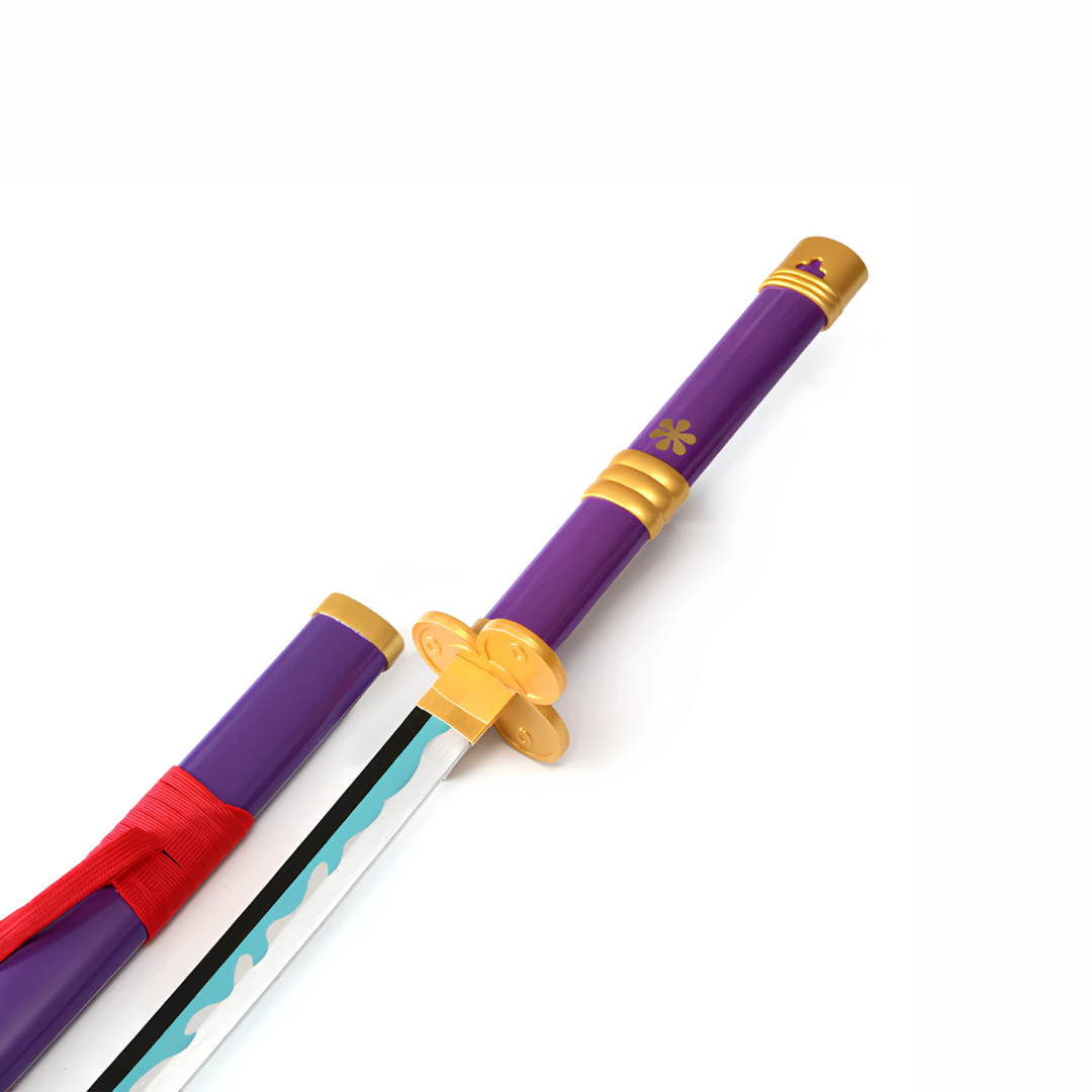 Enma Style Purple Katana Sword with Sheath – Anime Cosplay Collectible