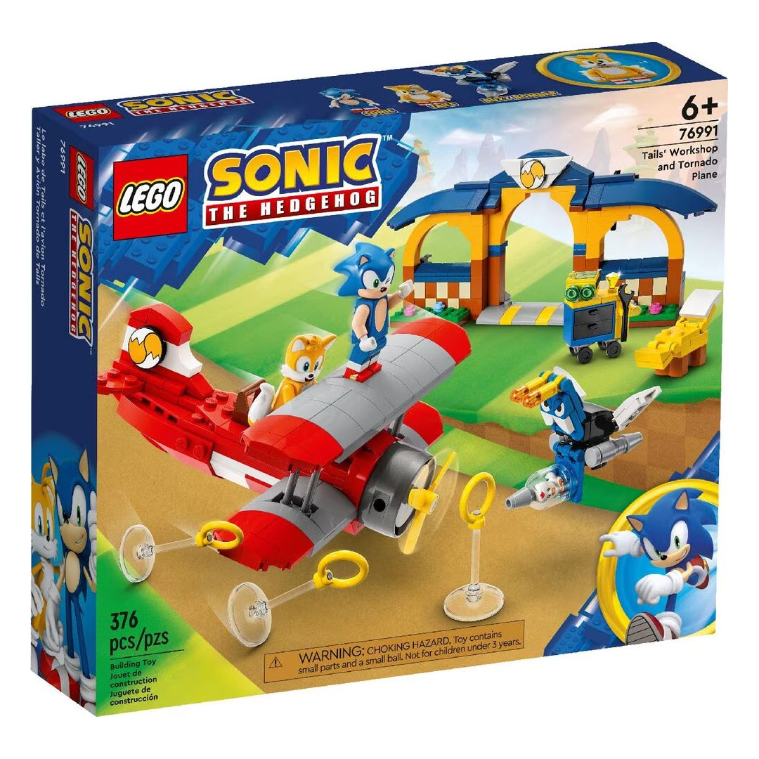 Lego Tails' Workshop and Tornado Plane 76991