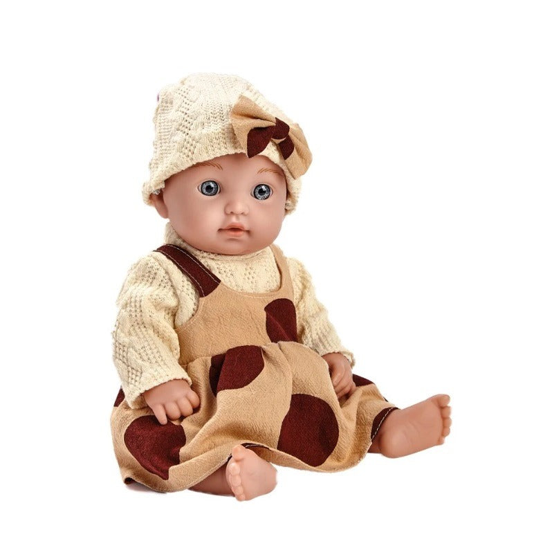 Luna Cozy Baby Doll – 36cm Soft-Body Doll with Knitted Outfit & Gift Box