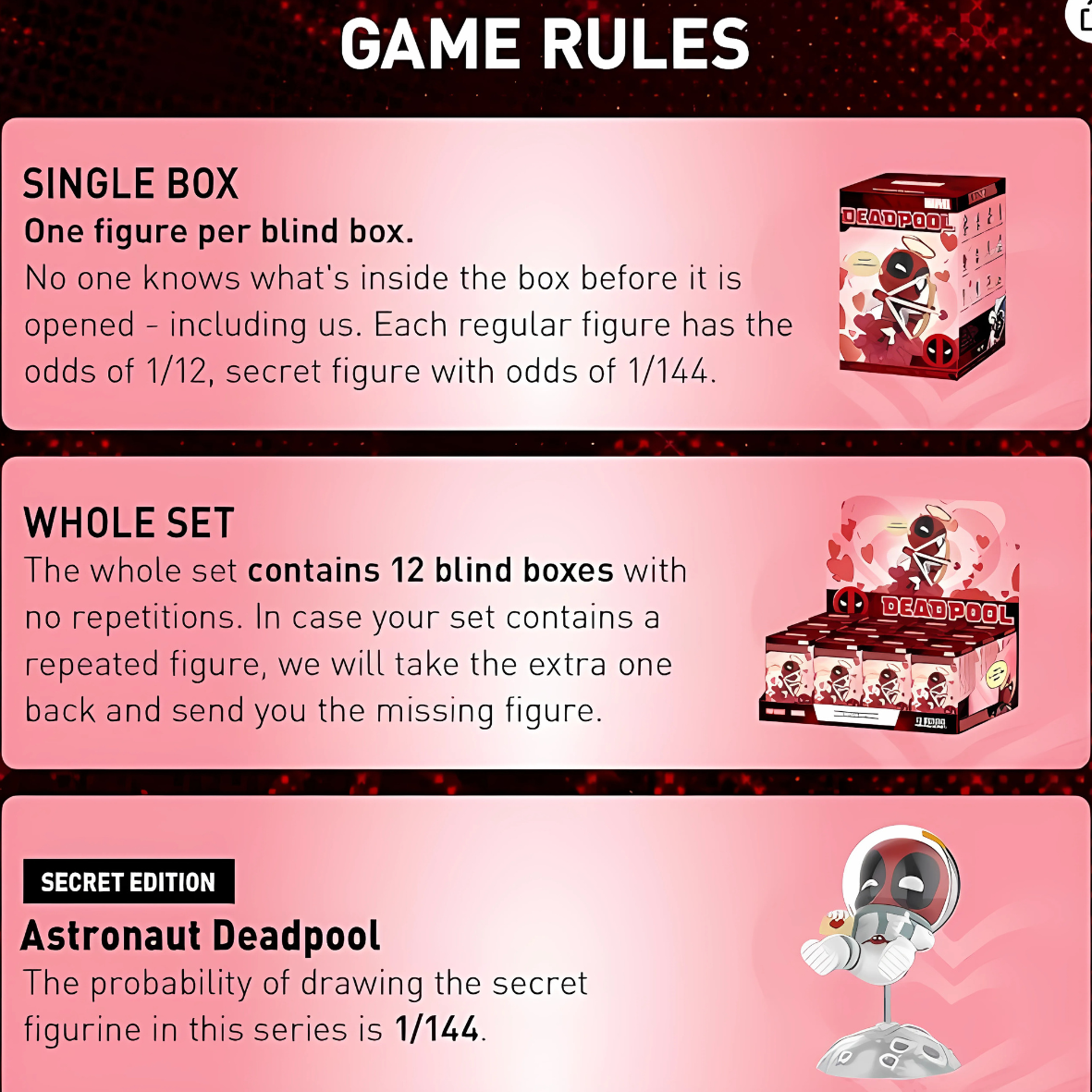 Deadpool Blind Box Action Figures