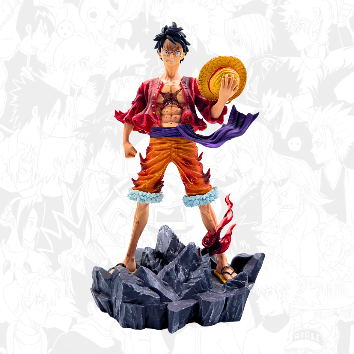 One Piece Monkey D. Luffy Action Figur – 14cm