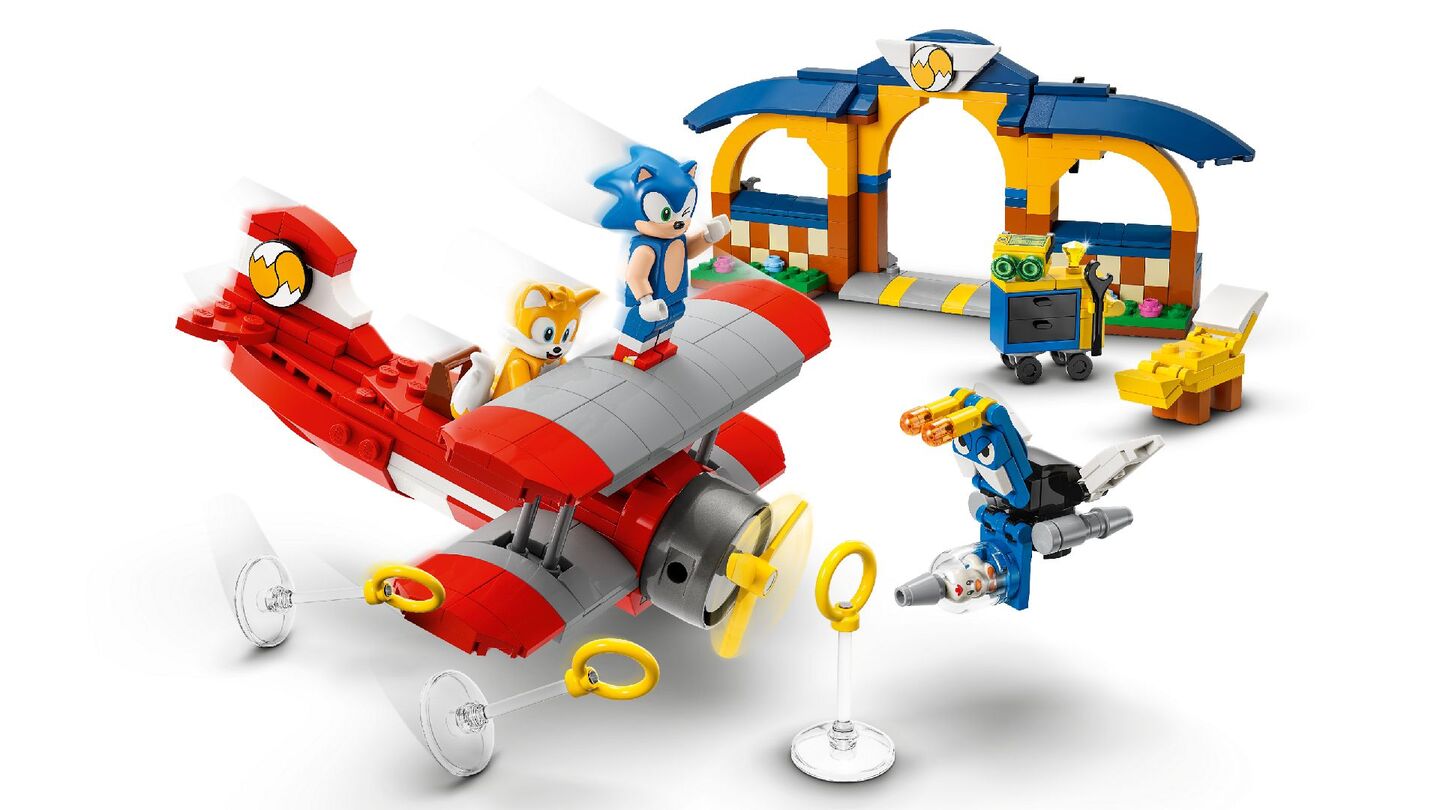 Lego Tails' Workshop and Tornado Plane 76991 – detail view 3