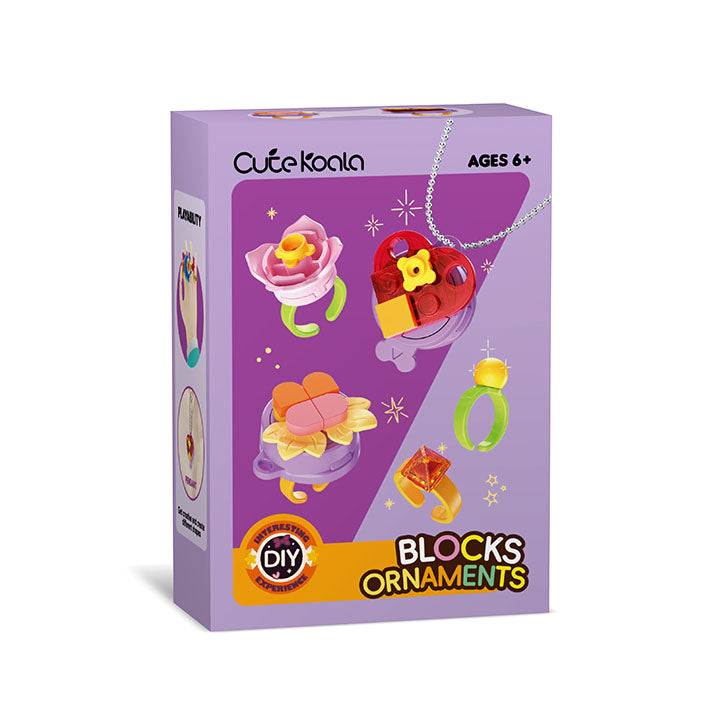Cute Koala Blocks Ornaments Set