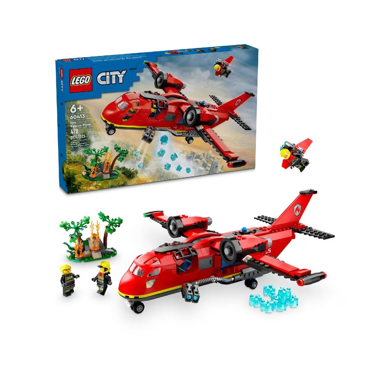 Lego Fire Rescue Plane 60413