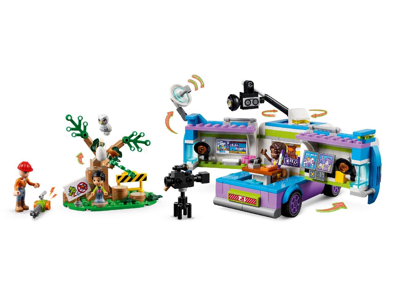 Lego Newsroom Van 41749
