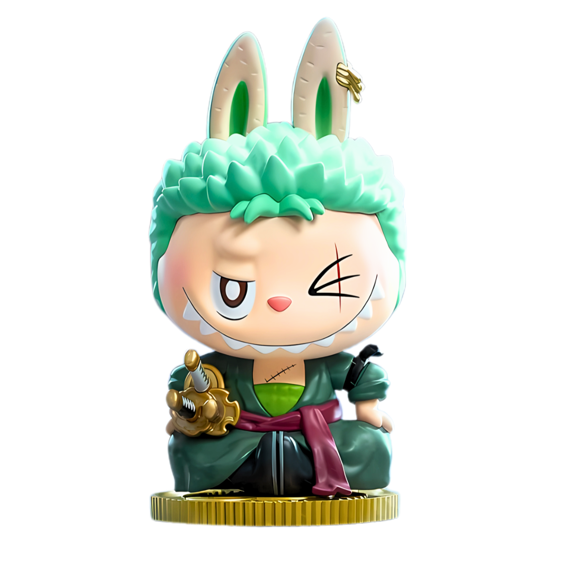 POP MART The Monsters × One Piece Series Figures فیگورهای جعبه کور، طراحی تصادفی