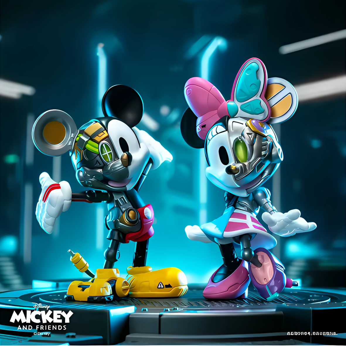 صندوق مفاجآت Disney Mickey and Friends Cyborg