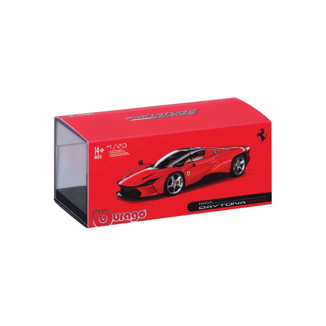 Bburago Ferrari Daytona SP3 Die-Cast Model Car 1:43 Scale – Red
