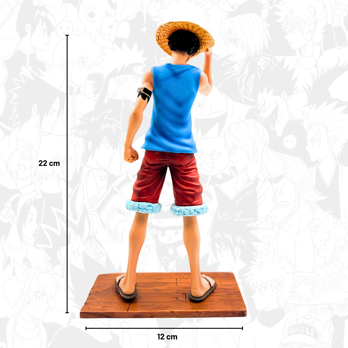 One Piece Monkey D. Luffy Action Figur – 12cm