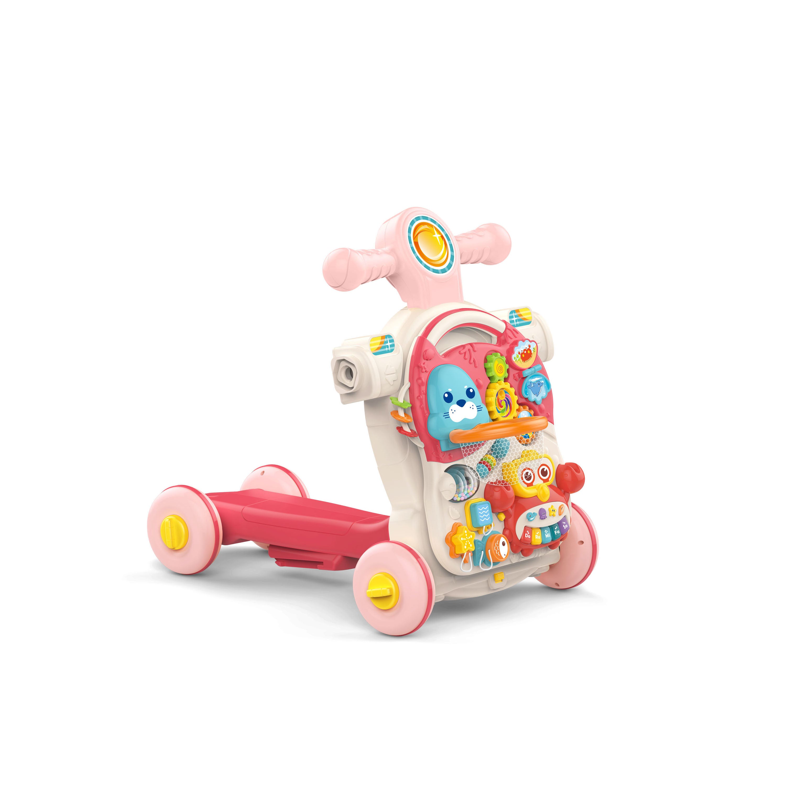 کودک واکر و مرکز فعالیت – قدم، بازی و یادگیری با شادی