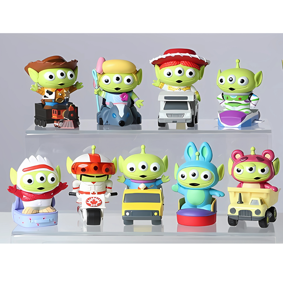 مجموعة مجسمات Herocross المصغّرة Toy Story Alien Remix مع سيارات – صورة تفصيلية 3