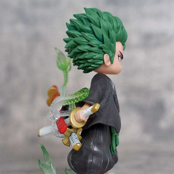 مجسم Roronoa Zoro بأسلوب Chibi من PVC للمقتنين