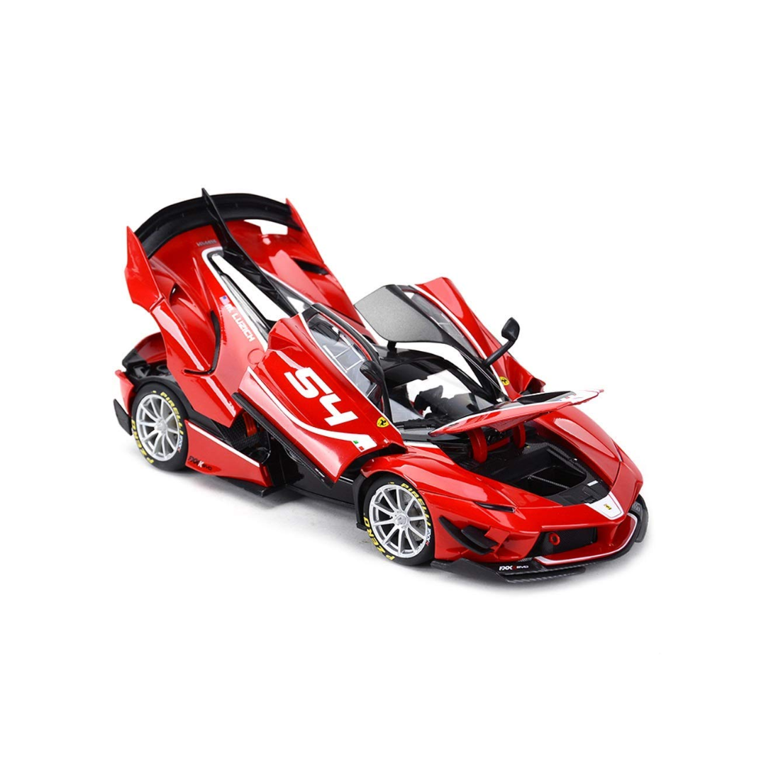 Bburago Ferrari FXX K EVO No. 54 Die-Cast Model Car 1:18 Scale – Signature Series