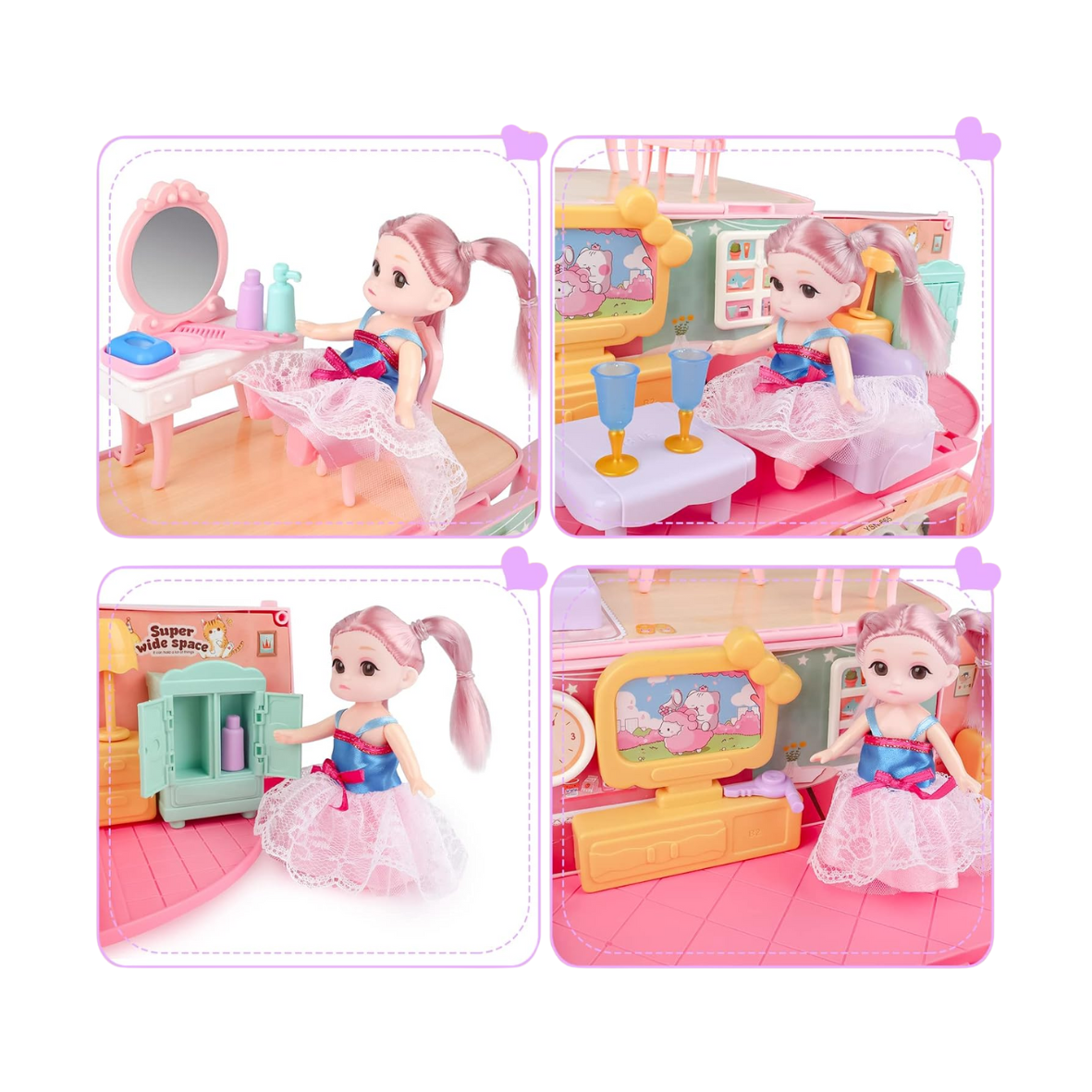 فضای ذخیره سازی زیبا RV کوچک - اتاق خواب