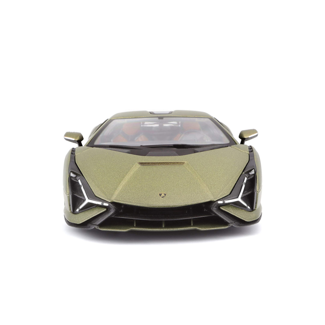 Bburago Lamborghini Sián FKP 37 Die-Cast Model Car 1:18 Scale – Metallic Green