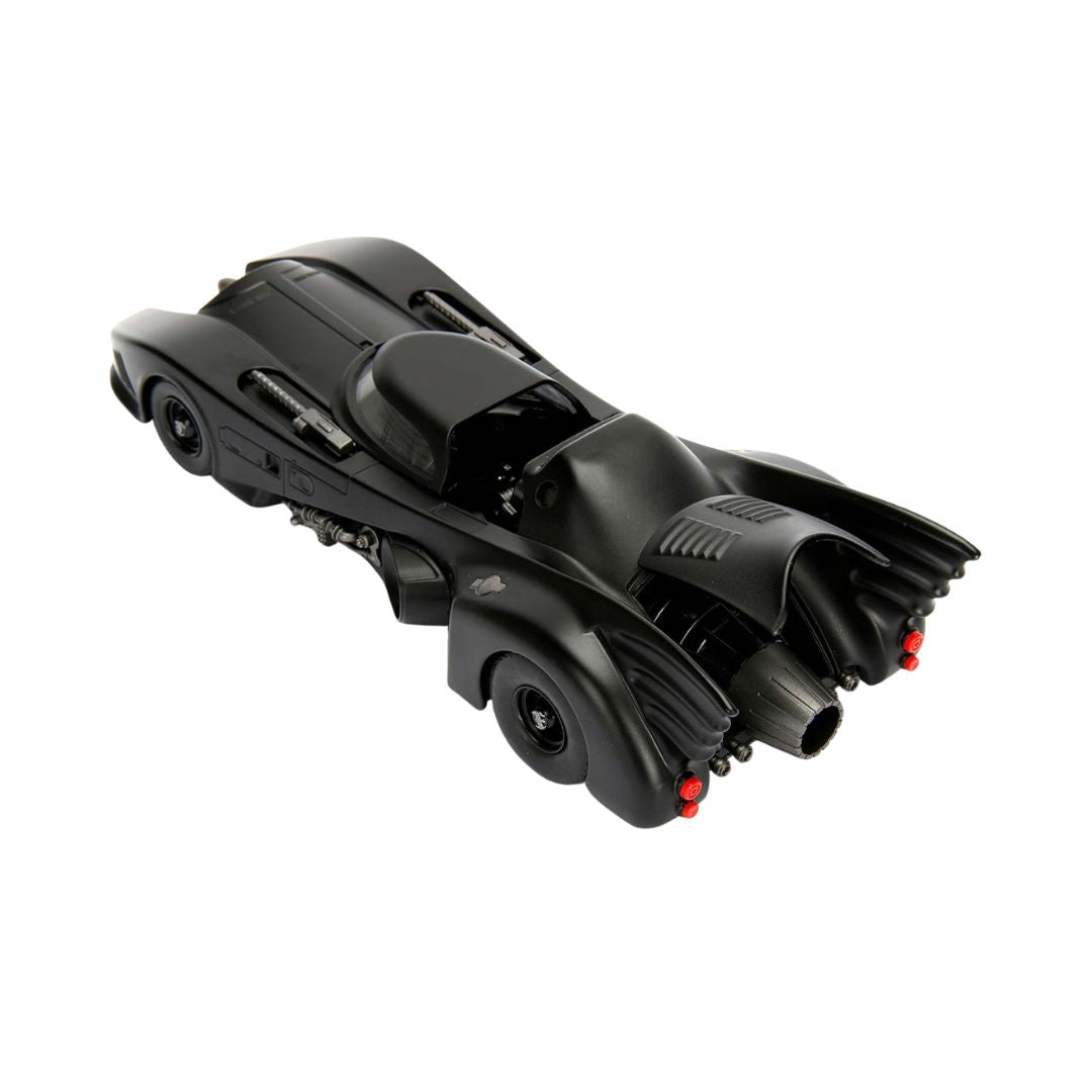 Batmobile Super Hero Car Collectible Model – Retro Black Action Vehicle Toy