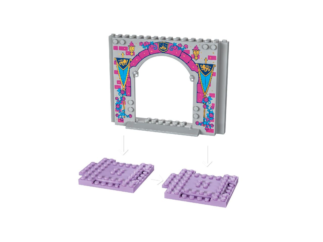 Lego Aurora's Castle 43211 – detail view 3
