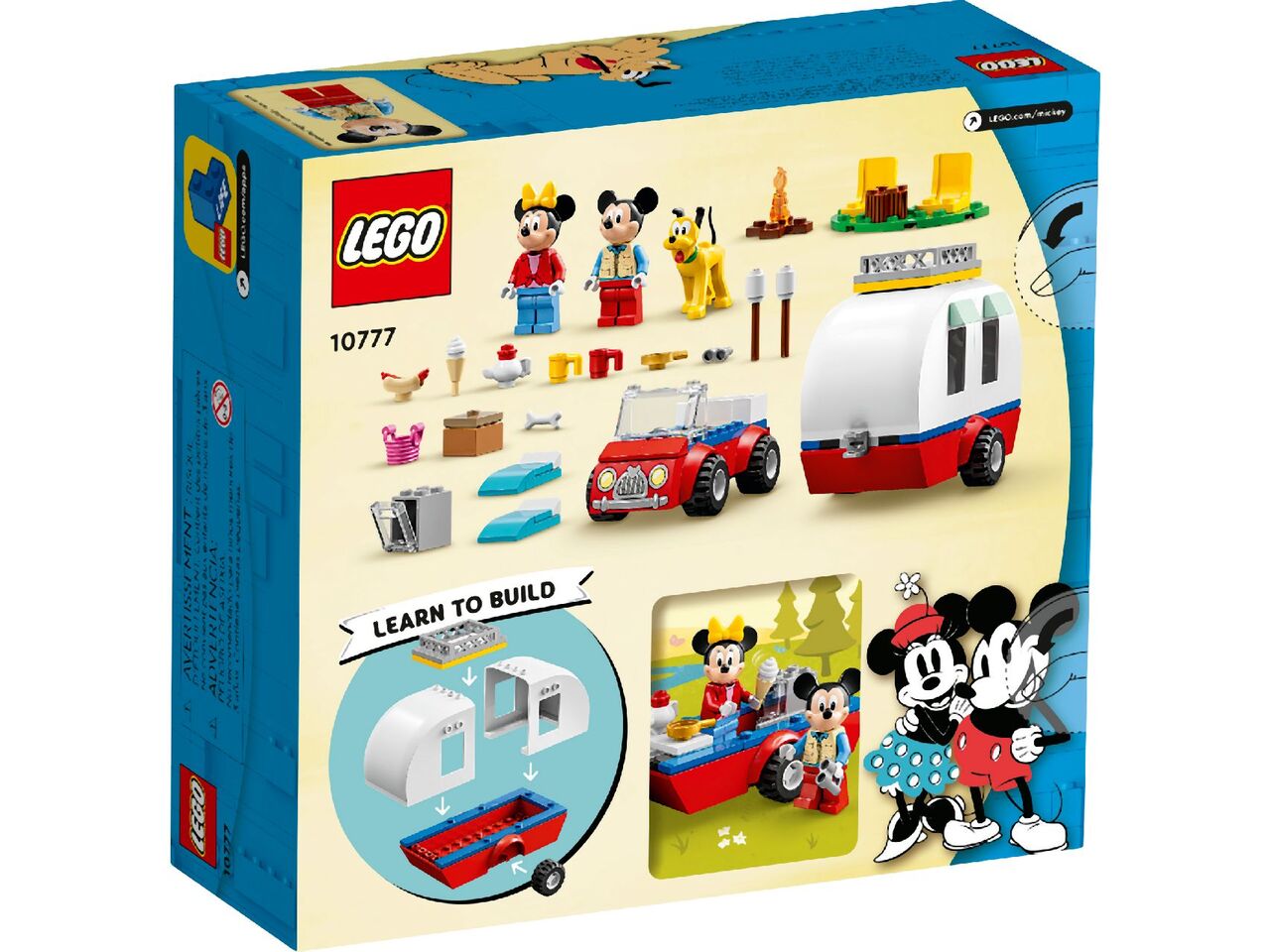 Lego Mickey Mouse and Minnie Mouse's Camping Trip 10777 – alternate view
