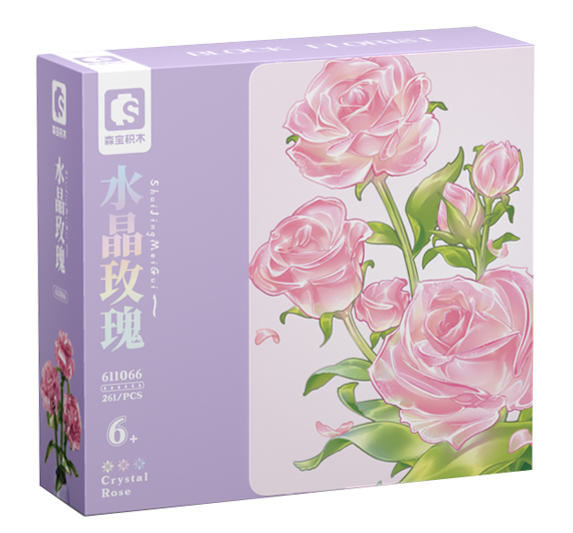 SEMBO Crystal Rose Playset