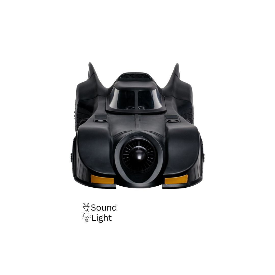 Batmobile Super Hero Car Collectible Model – Retro Black Action Vehicle Toy