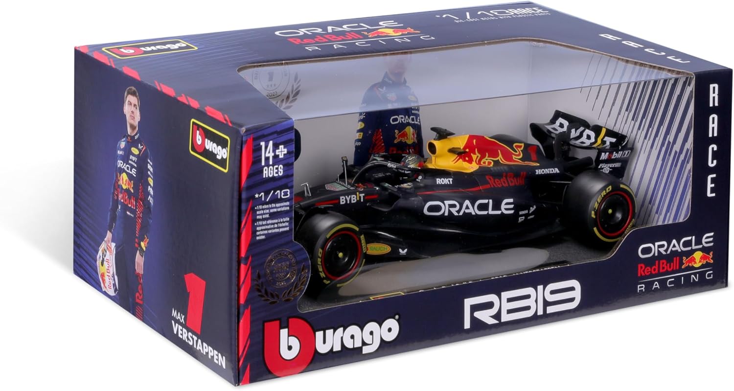 Bburago 1:18 Race Oracle Red Bull Racing RB19 w/Driver
