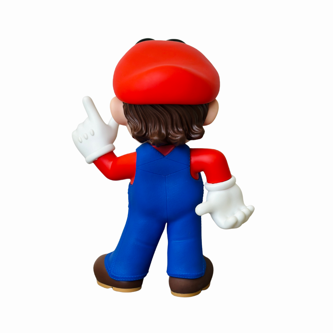 Cartoon Plumber Adventure Mario Figure Collectible Toy – Red Cap Hero Action Figurine for Kids & Collectors