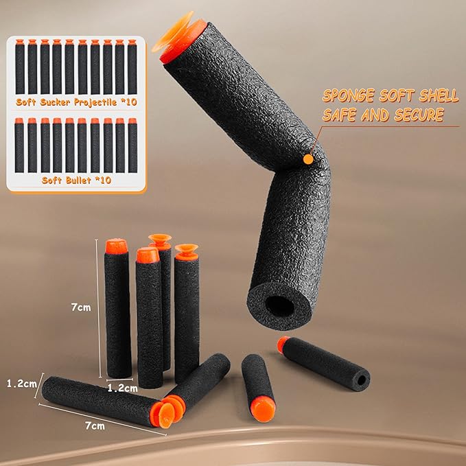 BlazeStorm S2 Electric Soft Bullet Blaster – تفنگ دارت فوم اتوماتیک برای کودکان