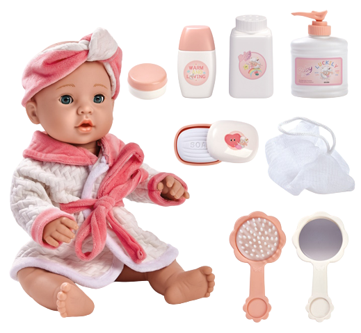 عروسک بچه سیلیکونی تولد دوباره Bath Time – واقعی، قابل شستشو و کلکسیونی