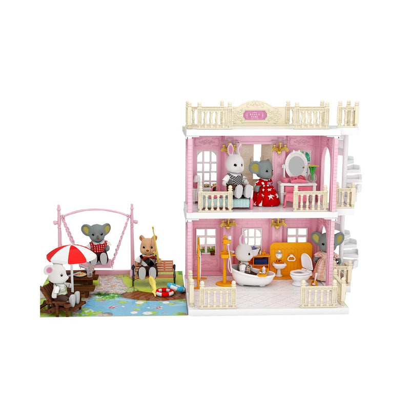 DIY koala diary (koala town) villa Bedroom &Bathroom model, with 170 pcs for +3 years