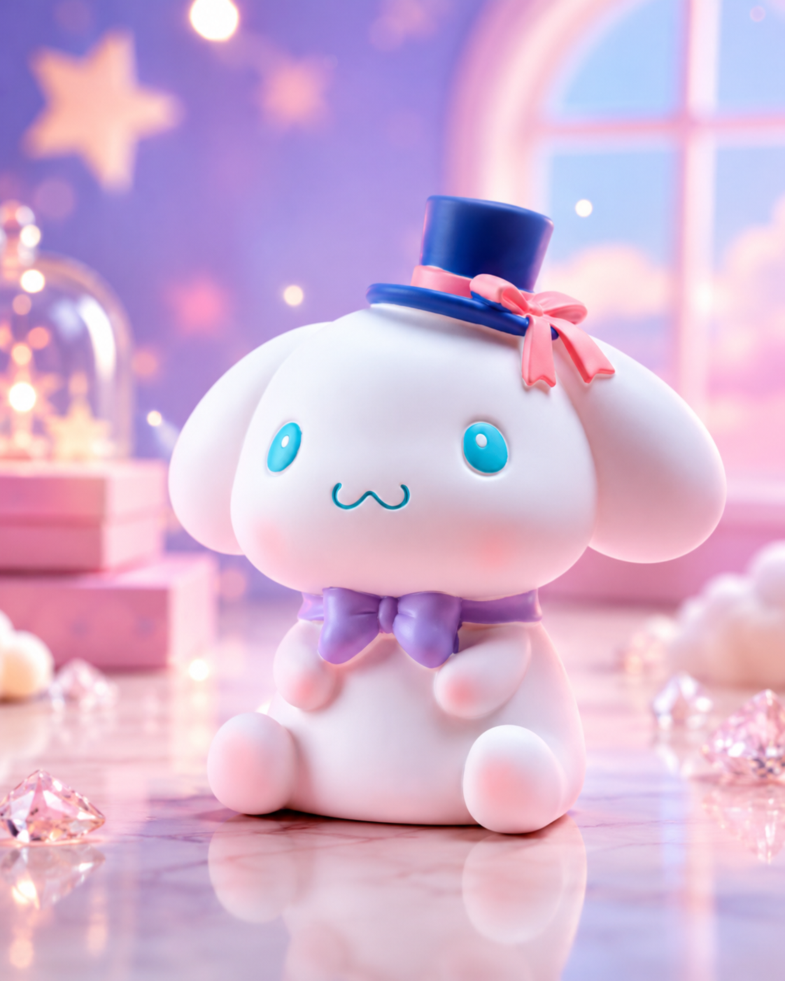 Cinnamoroll Plush with Blue Hat