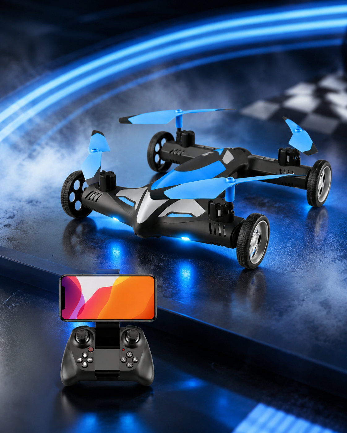 SkyRacer Hybrid camera drone