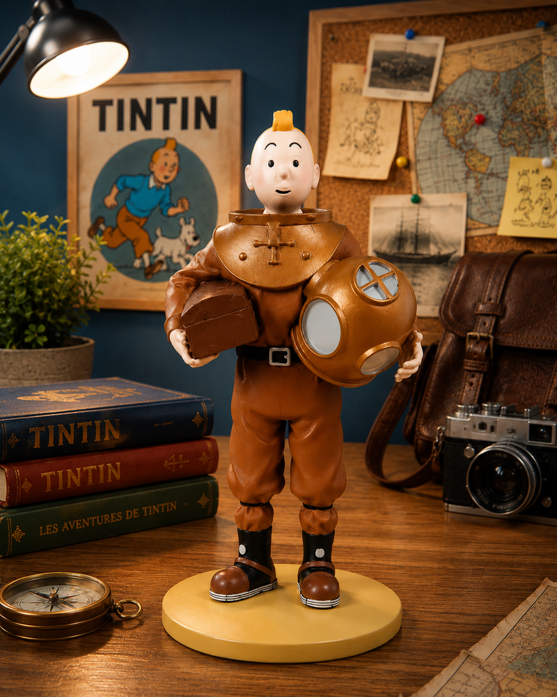 Tintin & Snowy Adventure PVC Figure