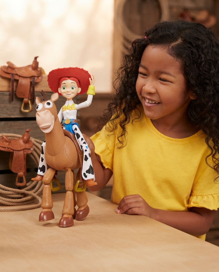 Toy Story GJH82 Disney Pixar Jessie and Bullseye, Pack of 2