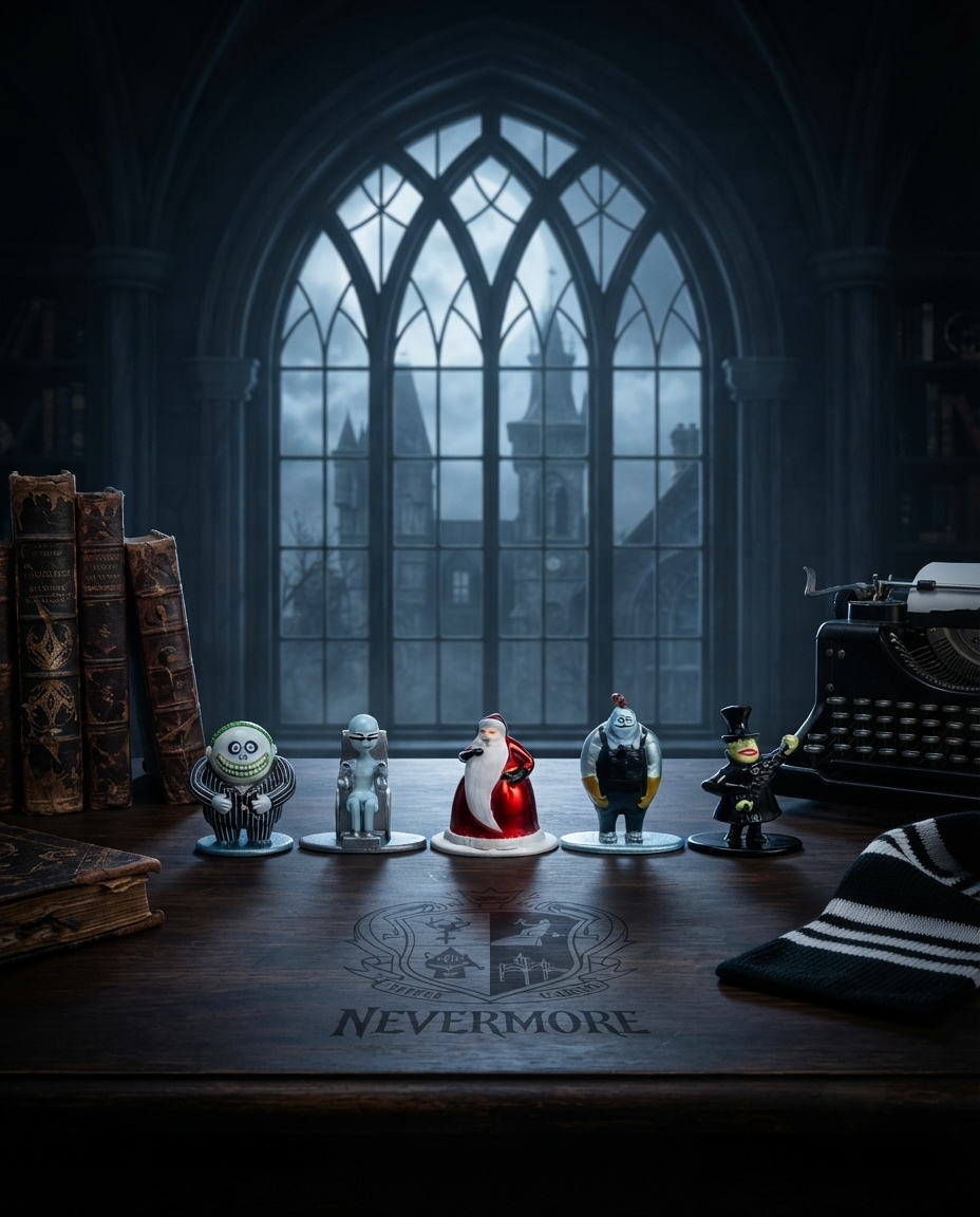 Nightmare Before Christmas Nano Metalfigs 18 Pack | 1.65 Inch Die-Cast Figures