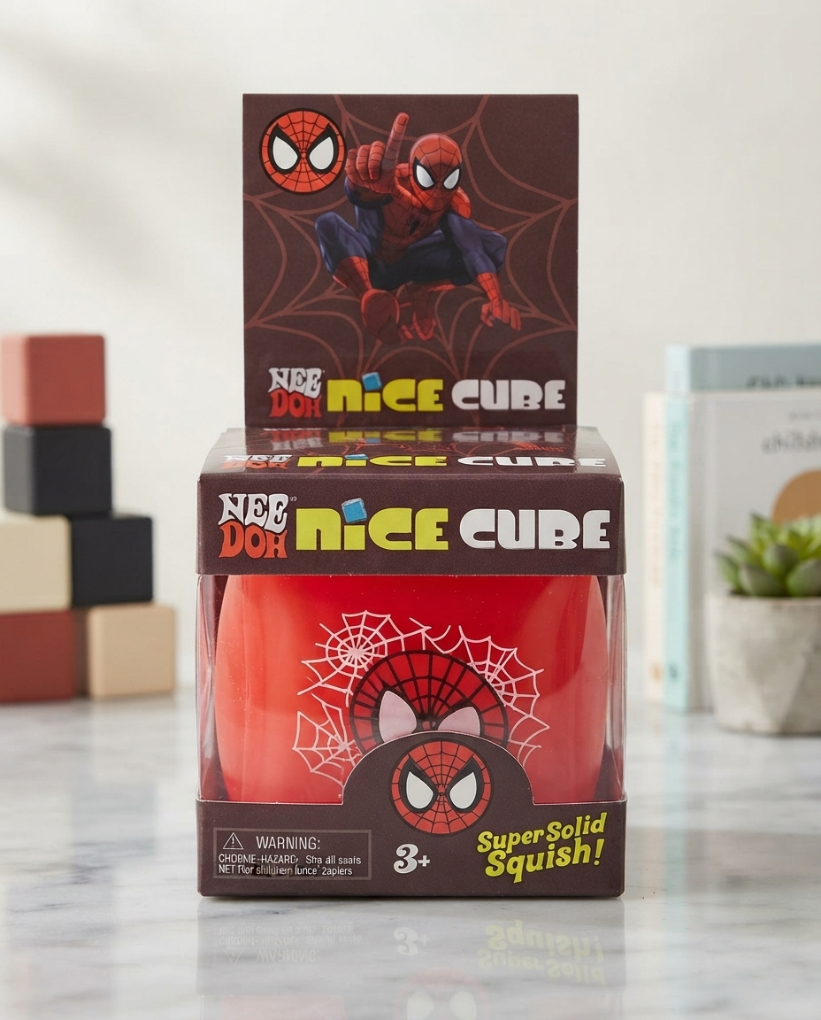 Needoh Nice Cube Spiderman Squishy