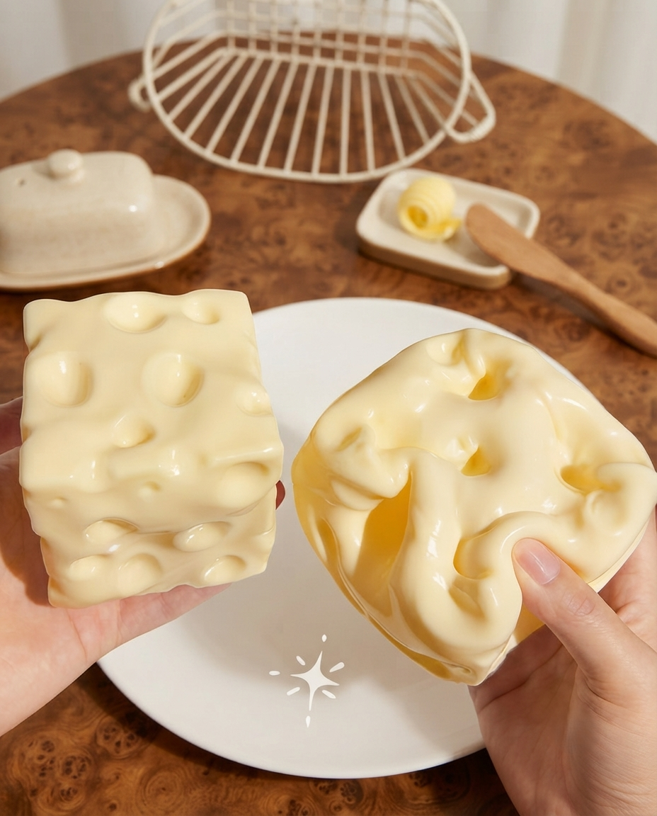 Dumpling Squishies,Pink Squeeze Cheese Squishy - Squeeze Luck Cheese Squishy Skin Soft , Soft Novelty Slow Rising Sensory Cheese Stress
