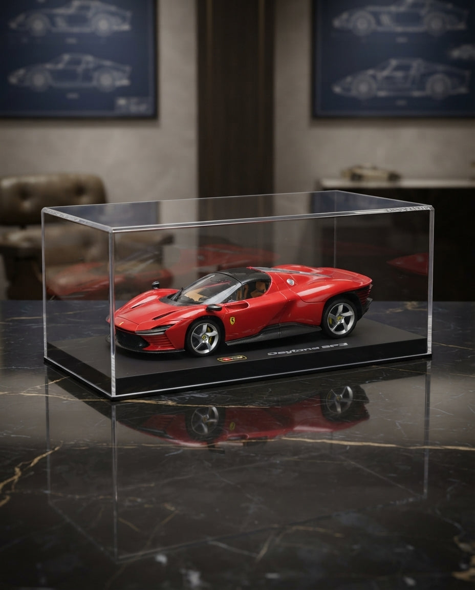Bburago Ferrari Daytona SP3 Die-Cast Model Car 1:43 Scale – Red