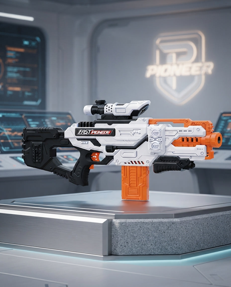 Fast electric gun with 36 soft bullet