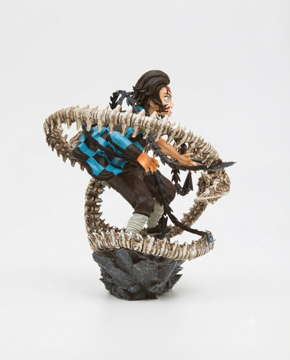 Anime Demon Slayer Ghost King Form Kamado Tanjirou PVC Figure Statue Model Gift
