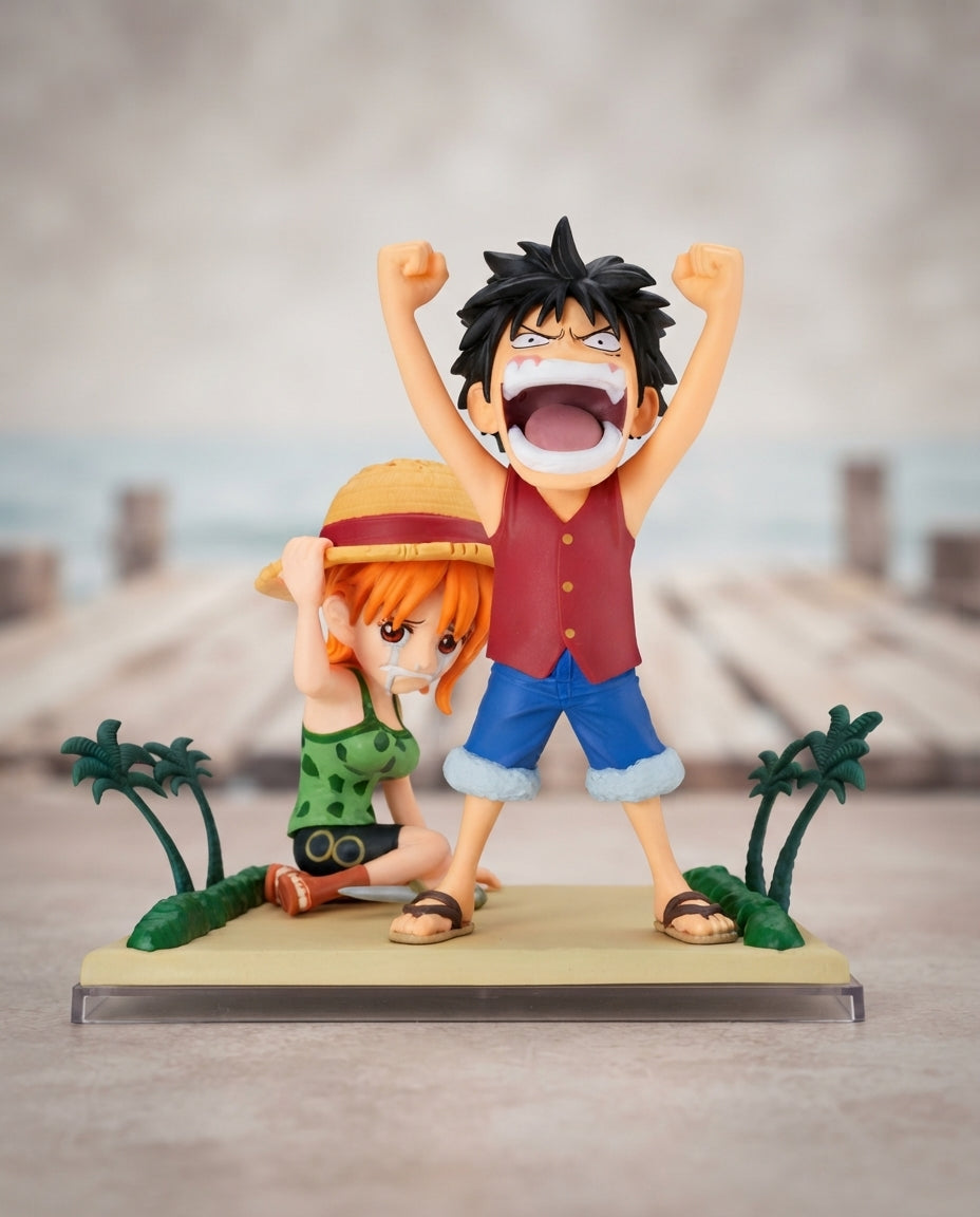 Banpresto One Piece Luffy and Nami – Collectible Action Figure Set