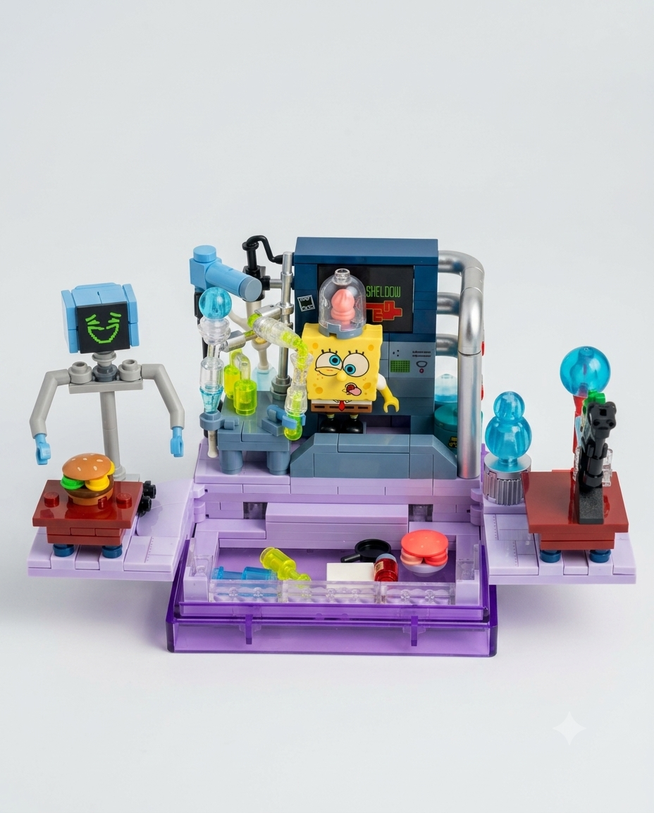 SEMBO Good Friends 2.0 – Plankton's Chum Bucket Playset (AB0051) – detail view 3