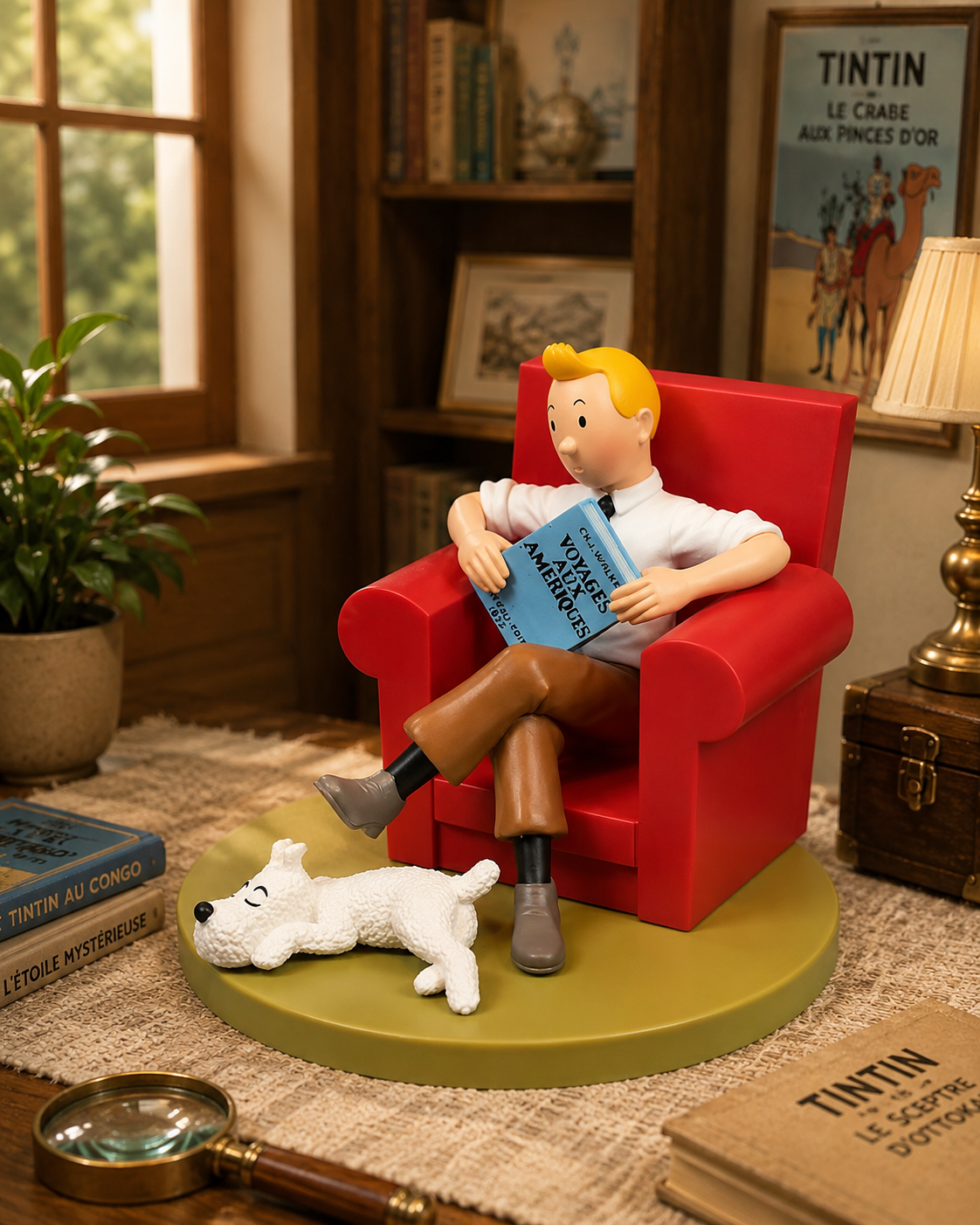 Tintin & Snowy Adventure PVC Figure