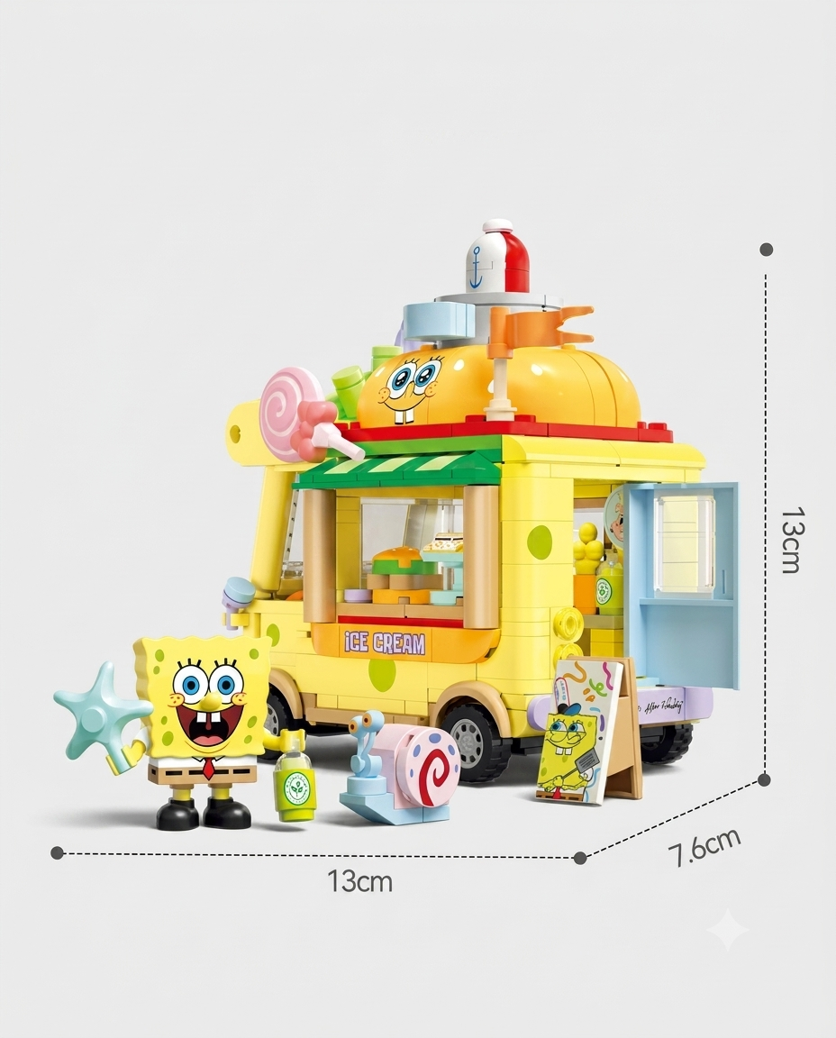 SpongeBob Ice Cream Burger Truck