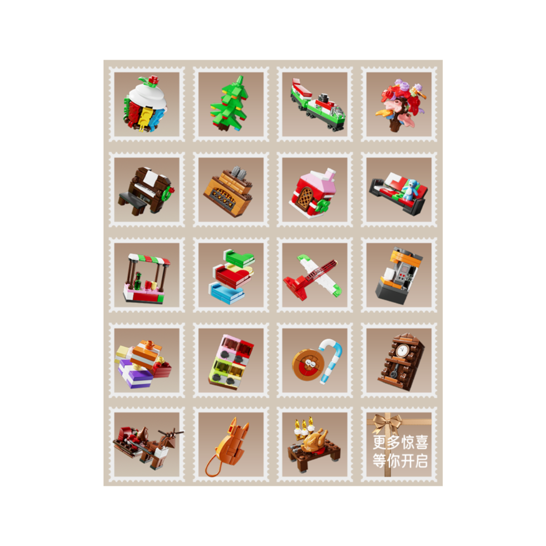 Mould King 10164 Christmas Advent Calendar Building Set
