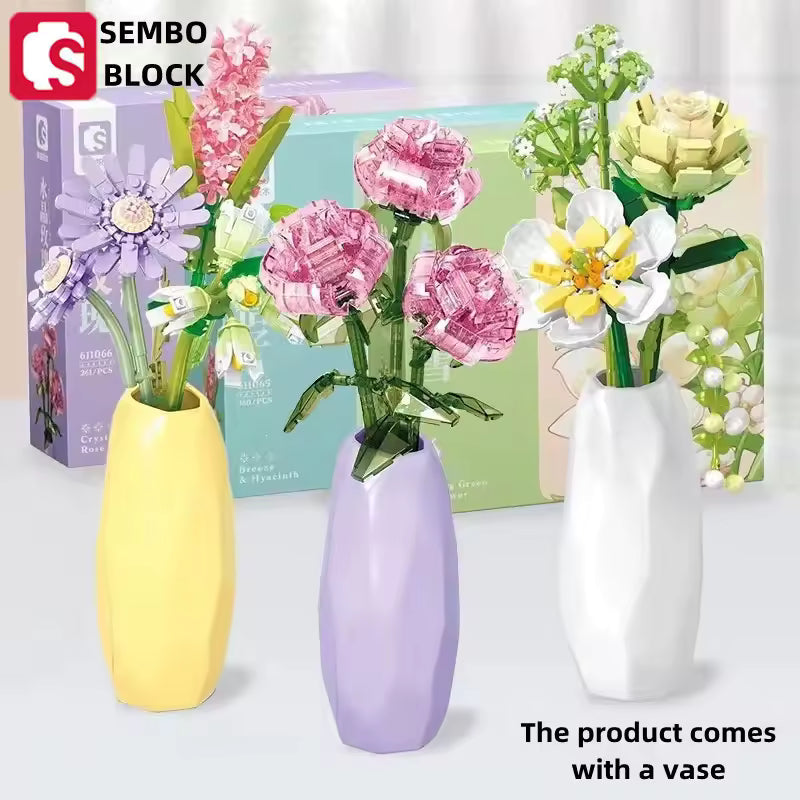 بلوک ساختمانی جذاب با تم گل SEMBO
