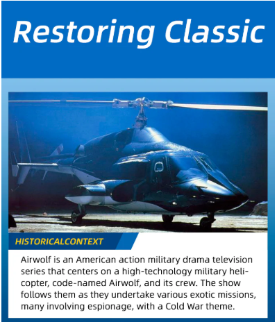 هلیکوپتر RC Airwolf 450-Class 2.4G RC