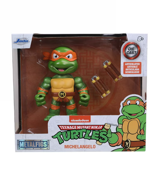 Teenage Mutant Ninja Turtles (TMNT) Michelangelo Action Figure Jada – detail view 2